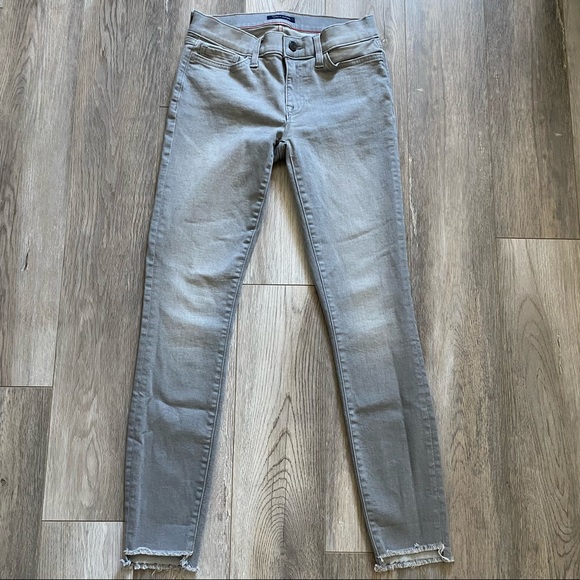 Tommy Hilfiger Light Grey Mid Rise Jean Leggings 2 - Picture 2 of 9